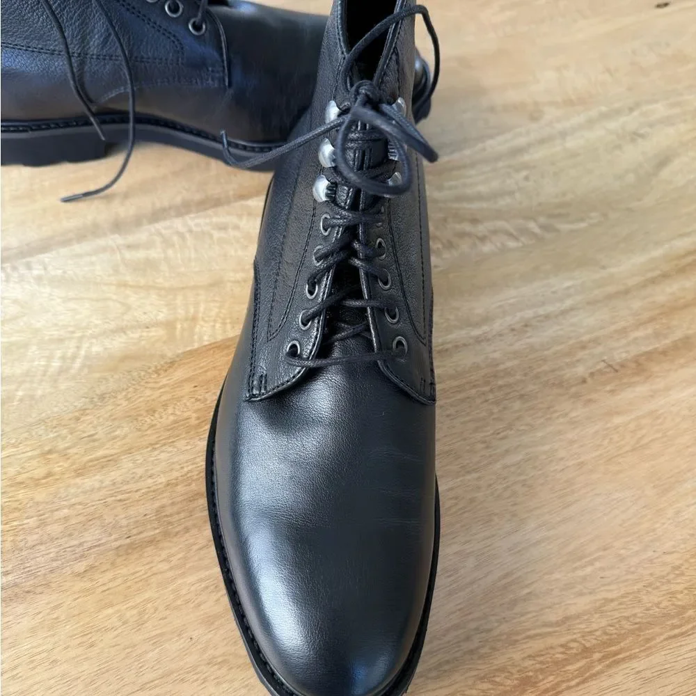 New!  Gordon Rush Austin Lace Up Chukka Boots Leather Black Size 9.5B